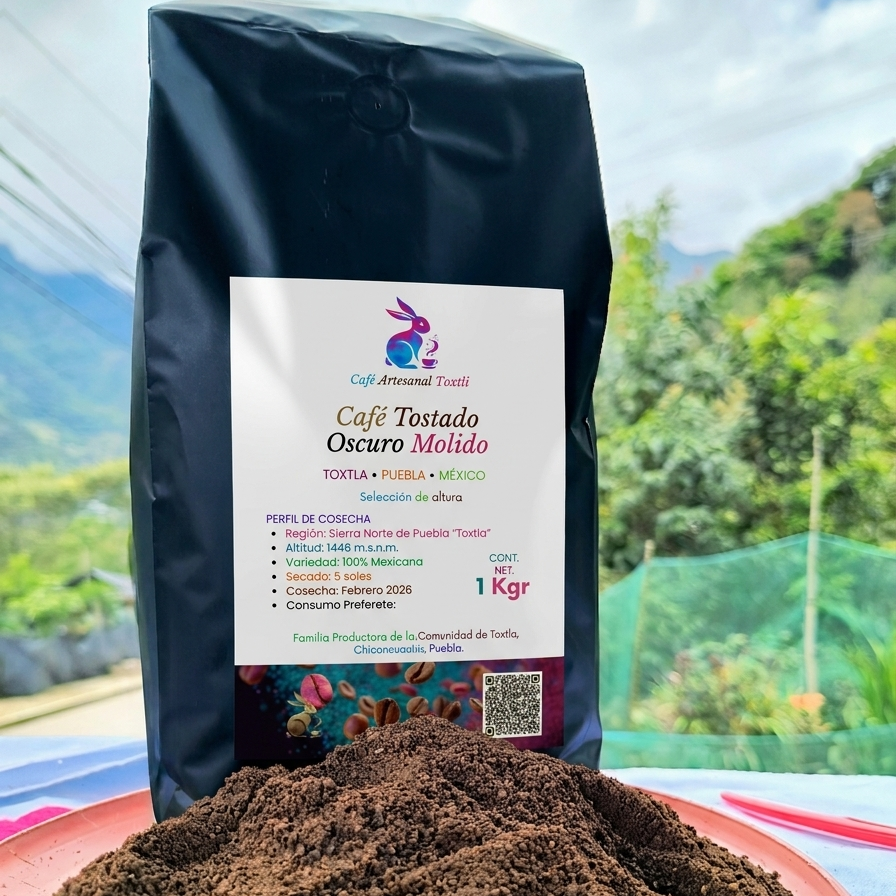 Café Tostado Oscuro Molido – 1kg - Image 1